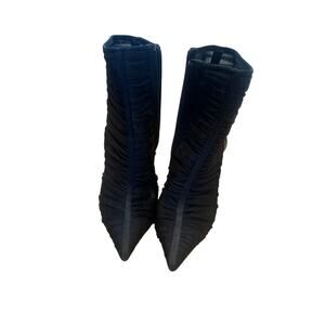 L'Agence Noeme Mesh Stiletto bootie boots! New!